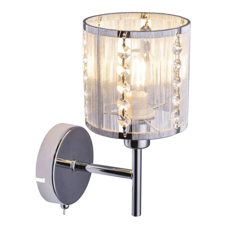 Globo - Sienas lampa 1xE14/40W/230V matēts hroms