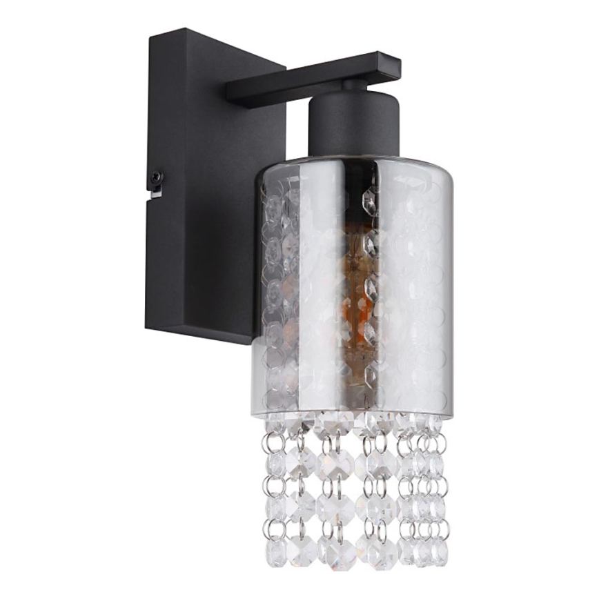 Globo - Sienas lampa 1xE27/40W/230V melna