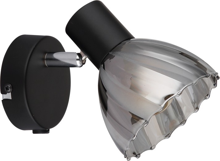Globo - Sienas starmetis 1xE14/40W/230V melna