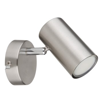 Globo - Sienas starmetis 1xGU10/25W/230V matēts hroms
