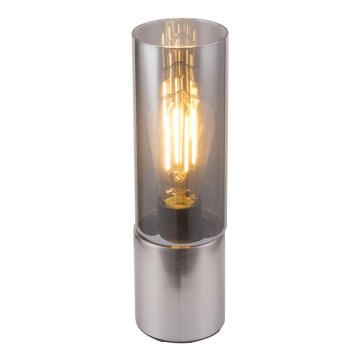 Globo - Skārienvadāma galda lampa 1xE27/25W/230V d. 9 cm matēts hroms