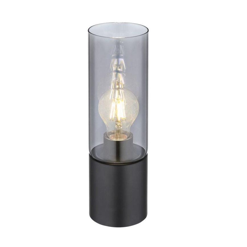 Globo - Skārienvadāma galda lampa 1xE27/25W/230V d. 9 cm melna