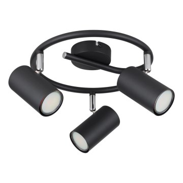 Globo - Starmetis 3xGU10/25W/230V melna