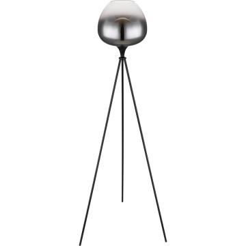 Globo - stāvlampa 1xE27/60W/230V melna