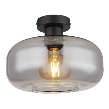 Globo - Virsapmetuma lustra 1xE27/40W/230V d. 28 cm pelēka