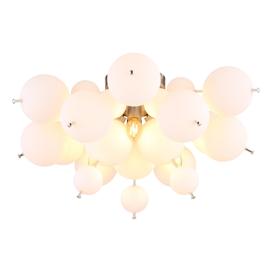 Globo - Virsapmetuma lustra 3xE14/25W/230V d. 55 cm balta