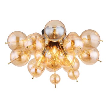 Globo - Virsapmetuma lustra 3xE14/25W/230V d. 55 cm zelta