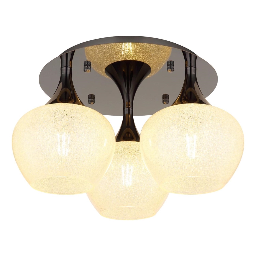 Globo - Virsapmetuma lustra 3xE27/40W/230V antracīta