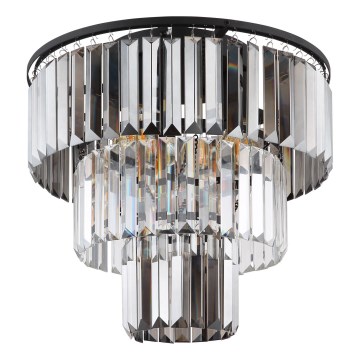 Globo - Virsapmetuma lustra 3xE27/40W/230V d. 40 cm melna