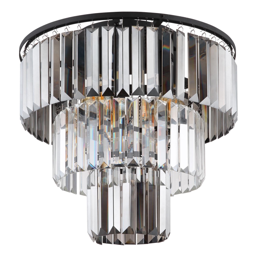 Globo - Virsapmetuma lustra 3xE27/40W/230V d. 40 cm melna
