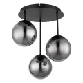 Globo - Virsmas montējams griestu lustrs 3xE14/25W/230V melns