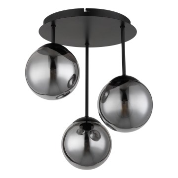 Globo - Virsmas montējams griestu lustrs 3xE14/25W/230V melns
