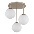 Globo - Virsmas piestiprināma griestu lampa 3xE14/25W/230V, misiņš