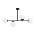 GLORIS lustra ar stieni 4xE14/10W/230V melna