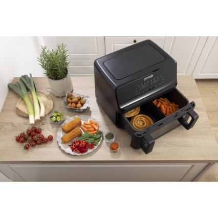 GORENJE AF2700BP - Karstā gaisa fritéze 9 l 2700W/230V melna