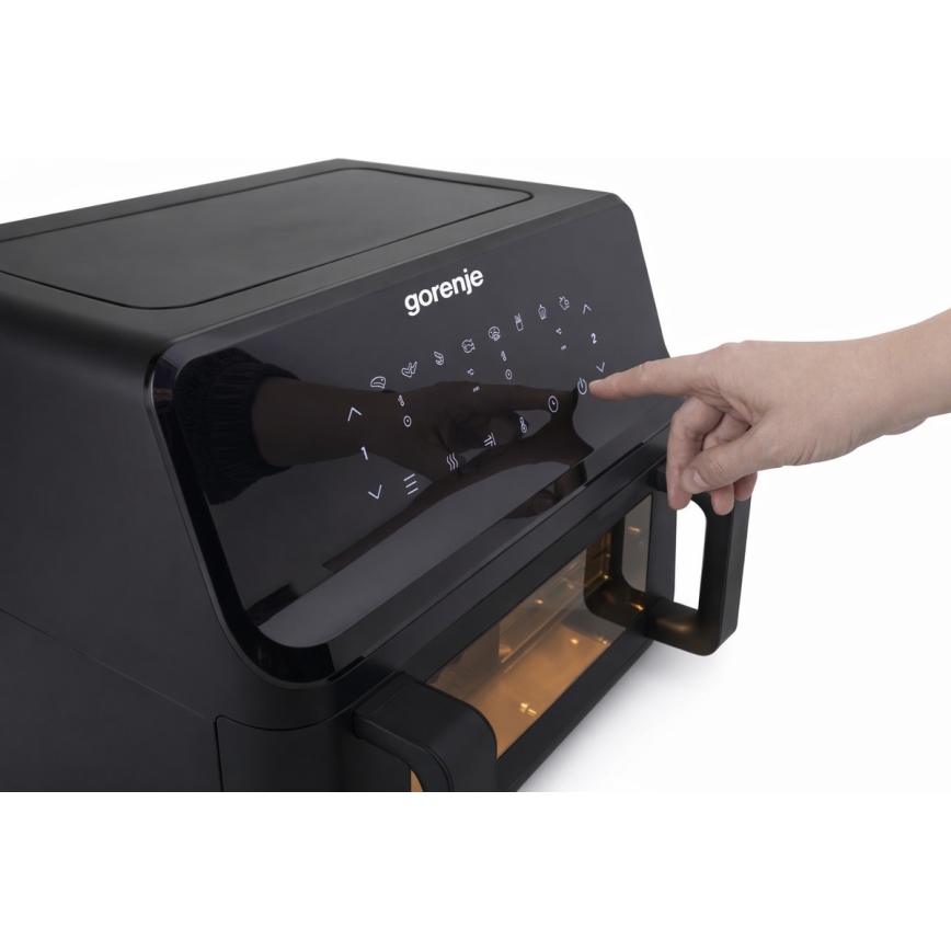 GORENJE AF2700BP - Karstā gaisa fritéze 9 l 2700W/230V melna