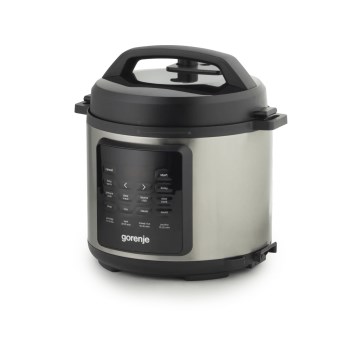 GORENJE GMC6SBK - Daudzfunkcionāls elektriskais katls 6 l 8 in 1 1000W/230V nerūsējošais tērauds