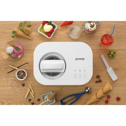 GORENJE ICM10W - Saldējuma gatavotājs 100W/230V balts