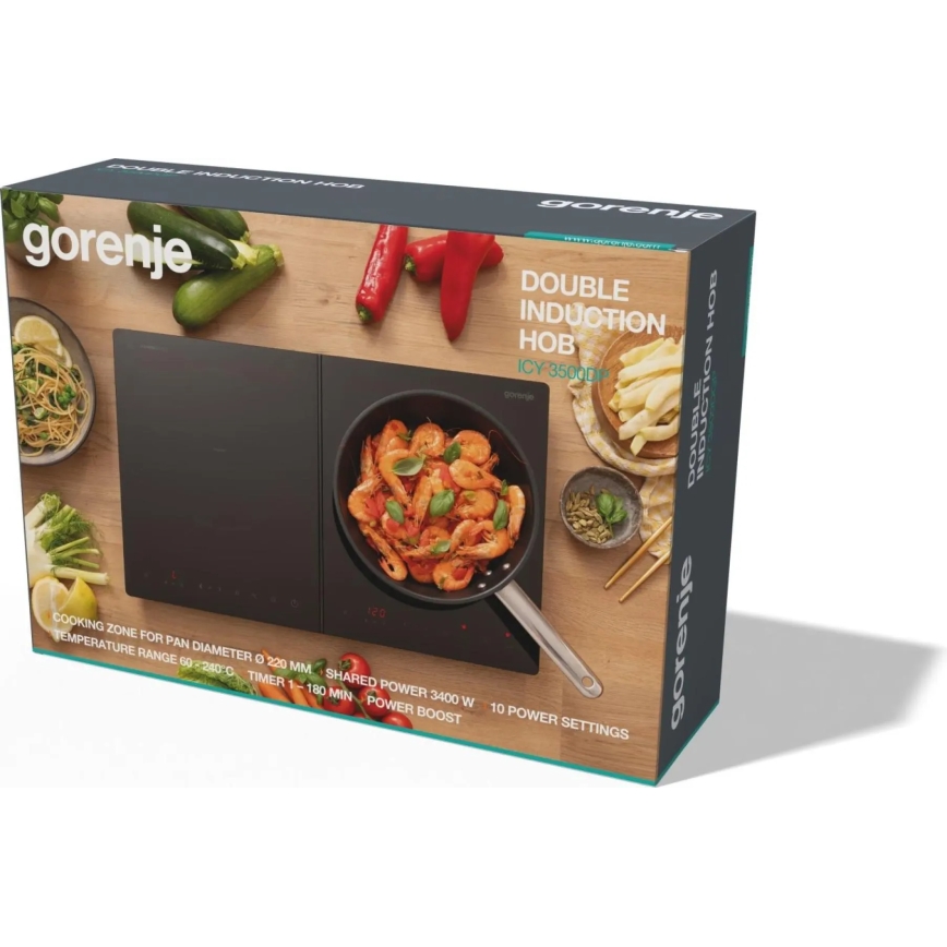 GORENJE ICY3500DGP - Divzonu indukcijas virsma 3400W/230V
