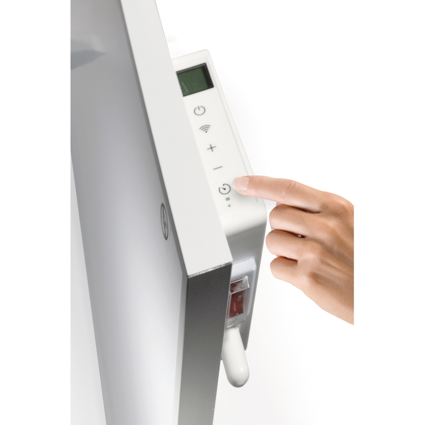 GORENJE IR540W - Viedais elektriskais infrasarkanais panelis 540W ar taimeri un Wi-Fi, melns