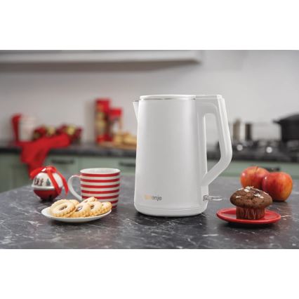 GORENJE K15DWW - Elektriskā tējkanna 1,5 l 2200W/230V balta