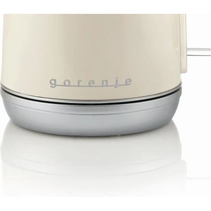 GORENJE K15RL - Ātrā elektriskā tējkanna 1,7 l, 2200 W/230 V, bēša