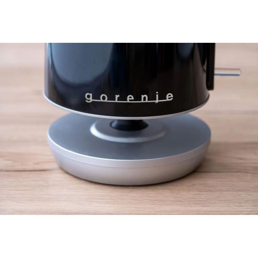 GORENJE K15RLBK - Ātrā elektriskā tējkanna 1,7 l 2200 W/230 V melna