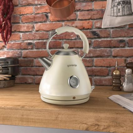 GORENJE K17CLI - Elektriskā tējkanna 1,7 l 2200W/230V bēša