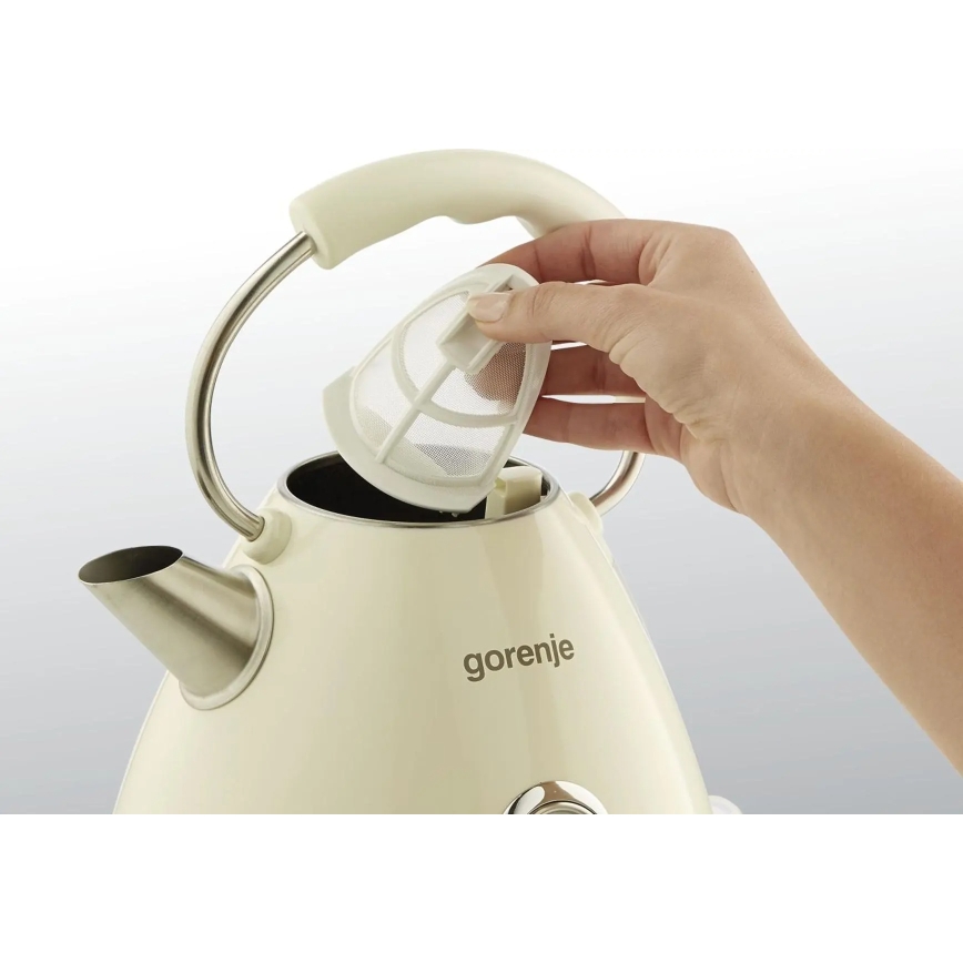 GORENJE K17CLI - Elektriskā tējkanna 1,7 l 2200W/230V bēša
