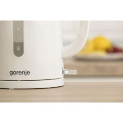 GORENJE K17W - Ātrvārāmā elektriskā tējkanna 1,7 l 2200W/230V balta