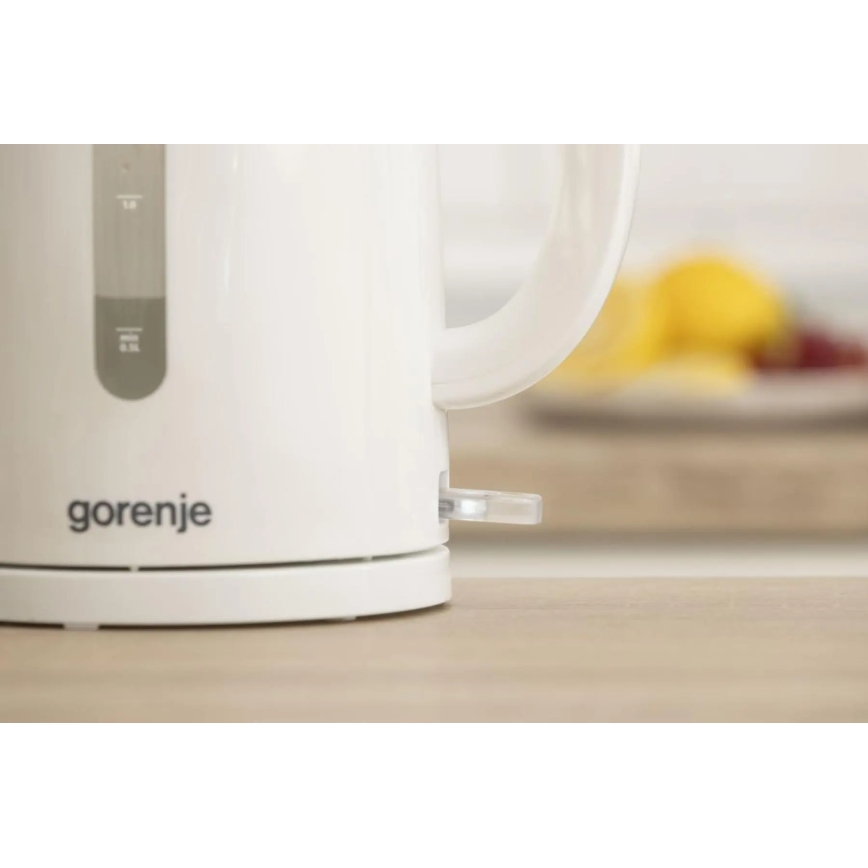 GORENJE K17W - Ātrvārāmā elektriskā tējkanna 1,7 l 2200W/230V balta