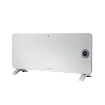 GORENJE OPTIHEAT 2000EWP - Viedais elektriskais tiešsildītājs/konvektors 2000W IP44 Wi-Fi balts