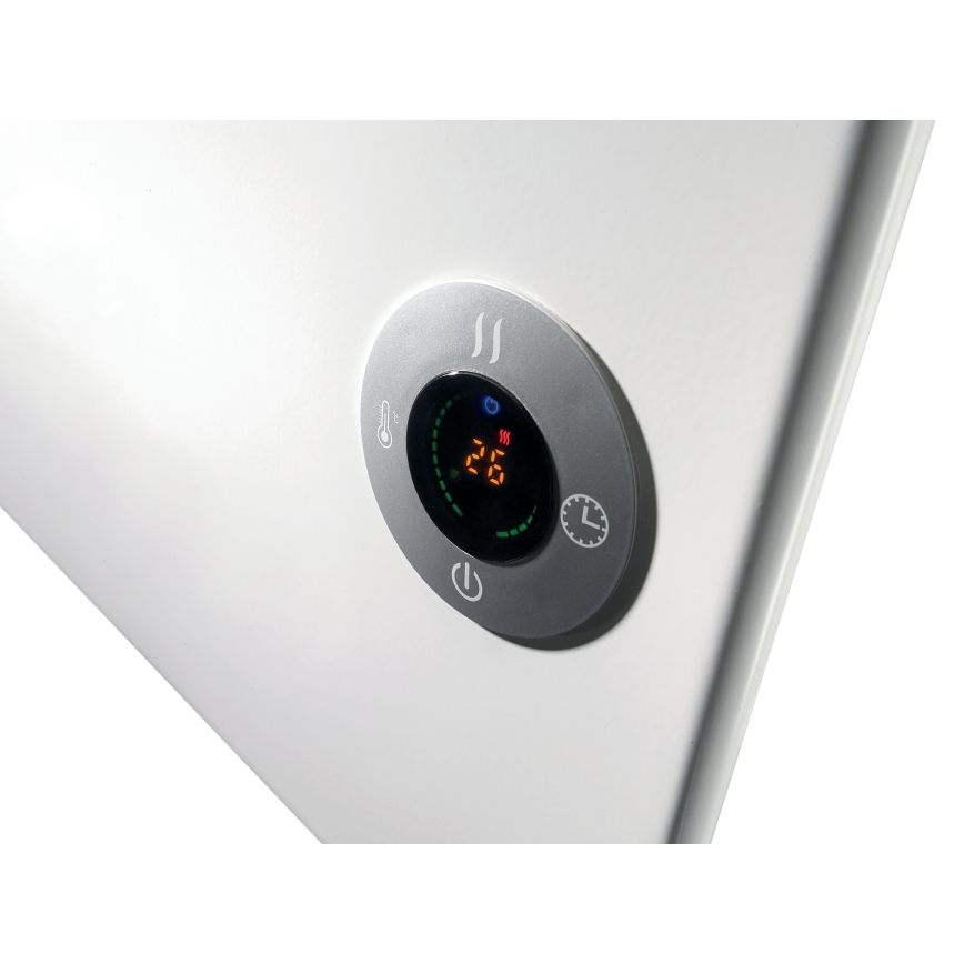 GORENJE OPTIHEAT 2000EWP - Viedais elektriskais tiešsildītājs/konvektors 2000W IP44 Wi-Fi balts