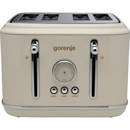 GORENJE T2300CLIN - četru šķēļu tosteris 1150W/230V bēšs