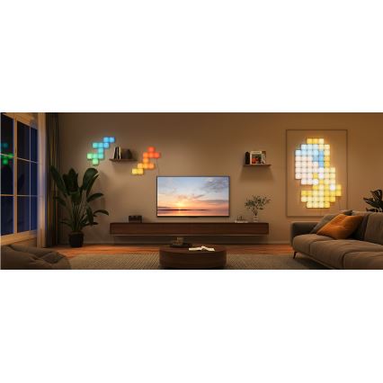 Govee - 10x Viedā mini RGBIC panel Wi-Fi