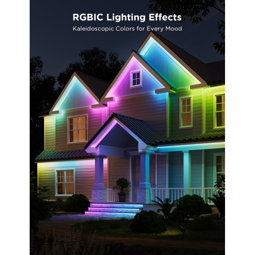 Govee - Āra Pro SMART RGBICWW āra LED josla 10m 2700-6500K Wi-Fi IP65