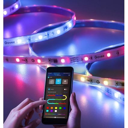 Govee - Āra Pro SMART RGBICWW āra LED josla 10m 2700-6500K Wi-Fi IP65