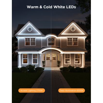 Govee - Āra Pro SMART RGBICWW āra LED josla 10m 2700-6500K Wi-Fi IP65