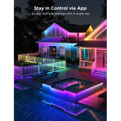 Govee - Āra Pro SMART RGBICWW āra LED josla 10m 2700-6500K Wi-Fi IP65