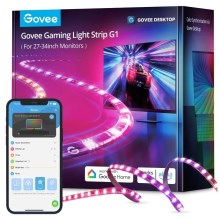 Govee - Dreamview G1 Smart LED RGBIC monitora apgaismojums 27-34" Wi-Fi