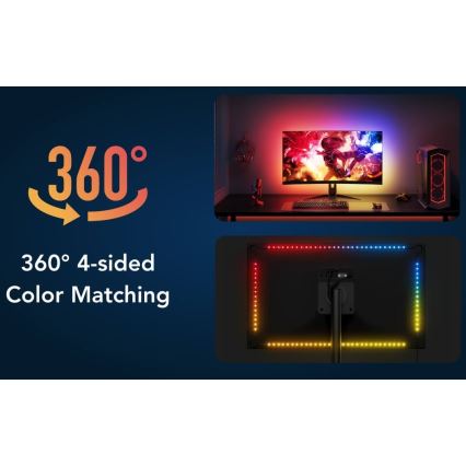 Govee - Dreamview G1 Smart LED RGBIC monitora apgaismojums 27-34" Wi-Fi