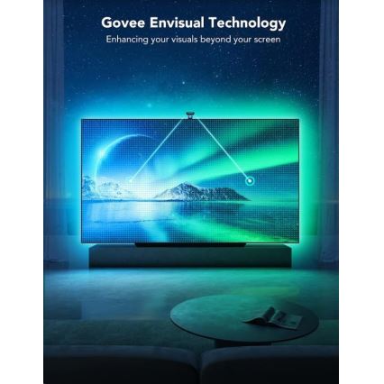 Govee - DreamView T2 DUAL TV 55-65" SMART LED aizmugurējais apgaismojums RGBIC Wi-Fi + tālvadības pults