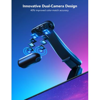 Govee - DreamView T2 DUAL TV 75-85 SMART LED apgaismojums RGBIC Wi-Fi + ar tālvadības pulti