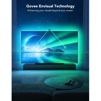 Govee - DreamView T2 DUAL TV 75-85 SMART LED apgaismojums RGBIC Wi-Fi + ar tālvadības pulti