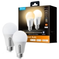 Govee - komplekts 2x LED regulējamas spuldzes Smart MATTER A60 E27/9W/230V 2700-6500K Wi-Fi