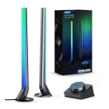 Govee - Komplekts 2x Smart Gaming Wi‑Fi LED RGBIC paneļi + Smart Dual melns + tālvadības pults
