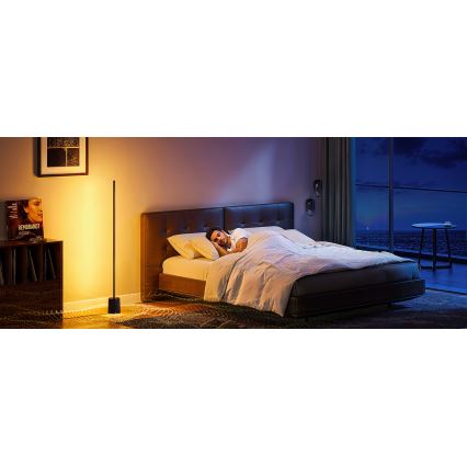 Govee - LED Aptumšojama grīdas stāvlampa ar skaļruni Pro RGBICWW 2200-6500K Wi-Fi + tālvadības pults