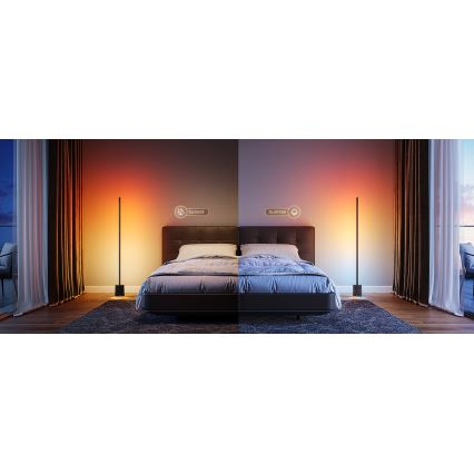 Govee - LED Aptumšojama grīdas stāvlampa ar skaļruni Pro RGBICWW 2200-6500K Wi-Fi + tālvadības pults
