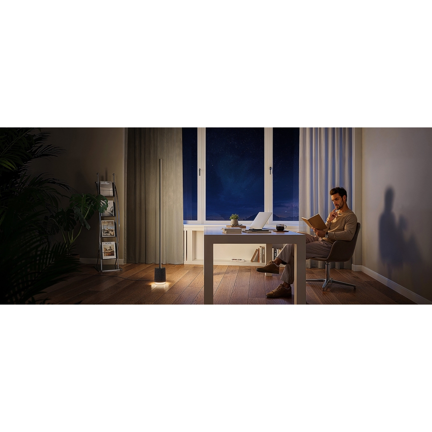 Govee - LED Aptumšojama grīdas stāvlampa ar skaļruni Pro RGBICWW 2200-6500K Wi-Fi + tālvadības pults