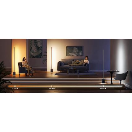 Govee - LED Aptumšojama grīdas stāvlampa ar skaļruni Pro RGBICWW 2200-6500K Wi-Fi + tālvadības pults